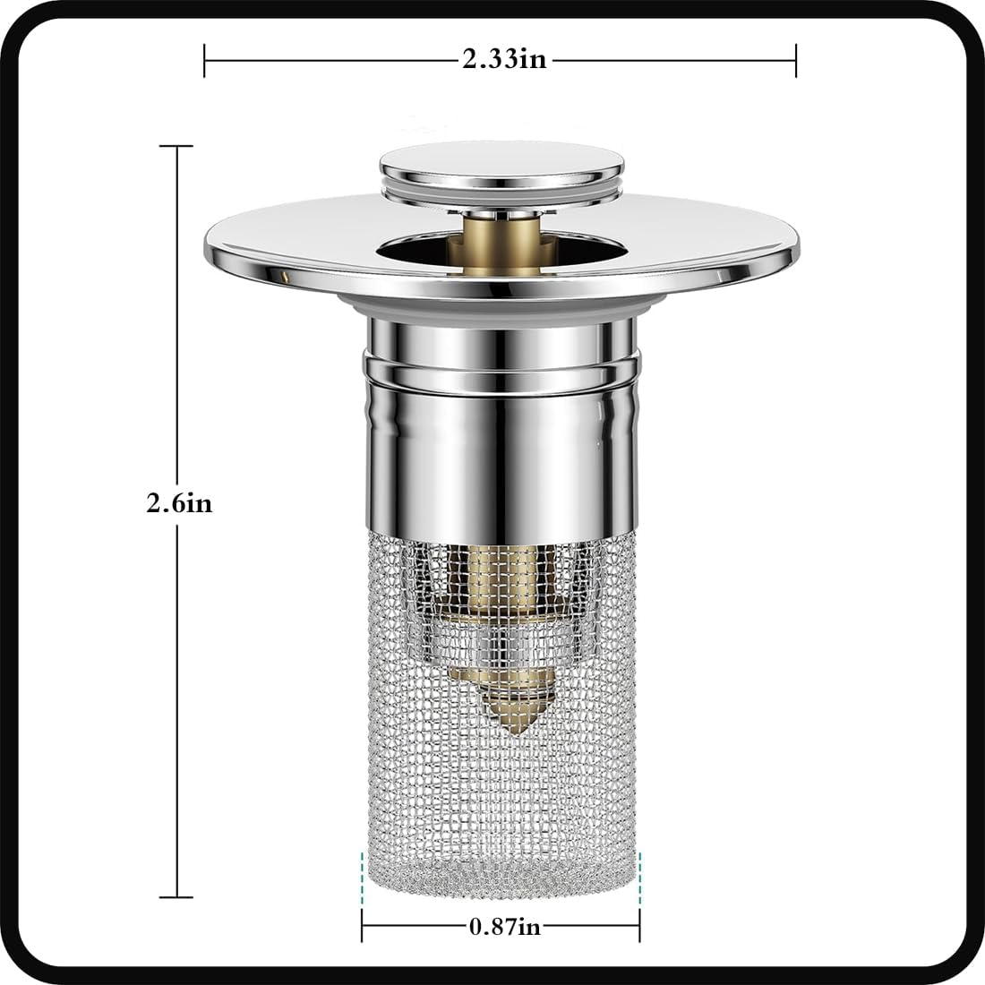 Isilila® Multipurpose Drain Hair Catcher