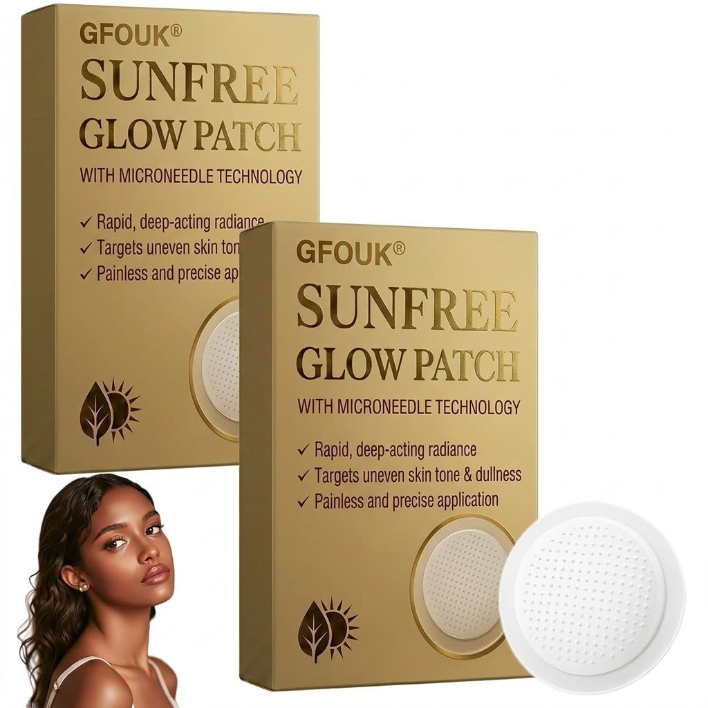 🔥GFOUK® Sun Free Glow Tanning Microdarts Patch, Tanning Patches for Face & Body Deep Hydration & Golden Bronze - Gentle Formula Suitable for All Skin Types