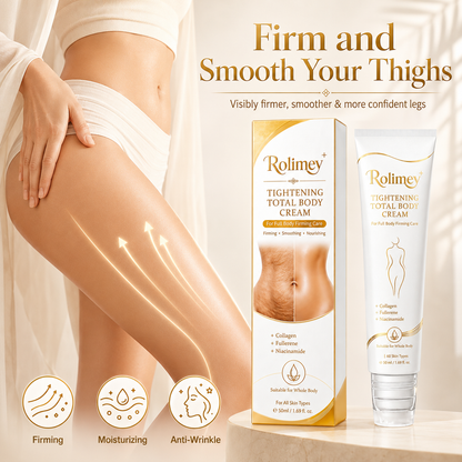 🎁Rolimey® Collagen Peptides Fullerene Cream, 2026 Upgraded 5-in-1 Model Tighten & Lift Cream for Crepey Skin, Wrinkles and Tightening for Skin Types