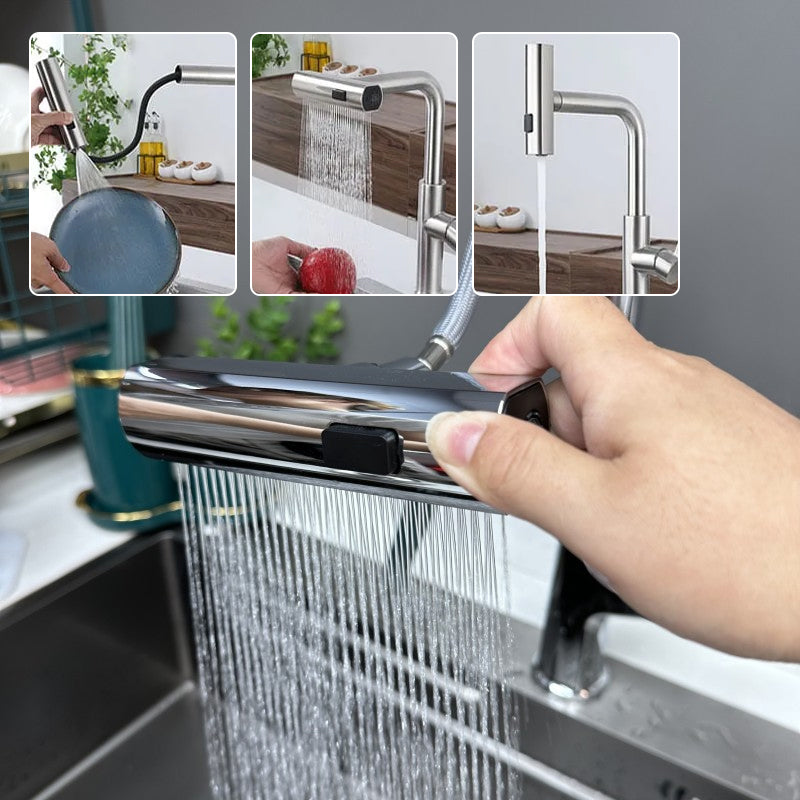 Isilila®Waterfall kitchen faucet