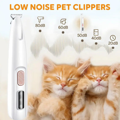 Final 3 hours 60% off: Pet paw trimmer With Led Light
