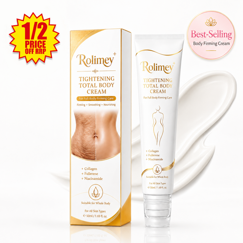 🎁Rolimey® Collagen Peptides Fullerene Cream, 2026 Upgraded 5-in-1 Model Tighten & Lift Cream for Crepey Skin, Wrinkles and Tightening for Skin Types