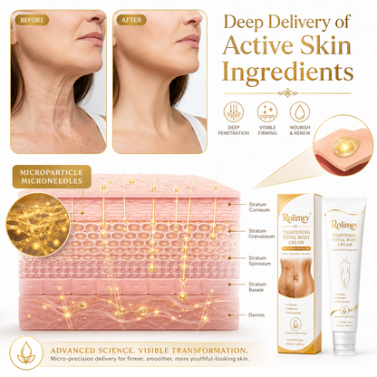 🎁Rolimey® Collagen Peptides Fullerene Cream, 2026 Upgraded 5-in-1 Model Tighten & Lift Cream for Crepey Skin, Wrinkles and Tightening for Skin Types