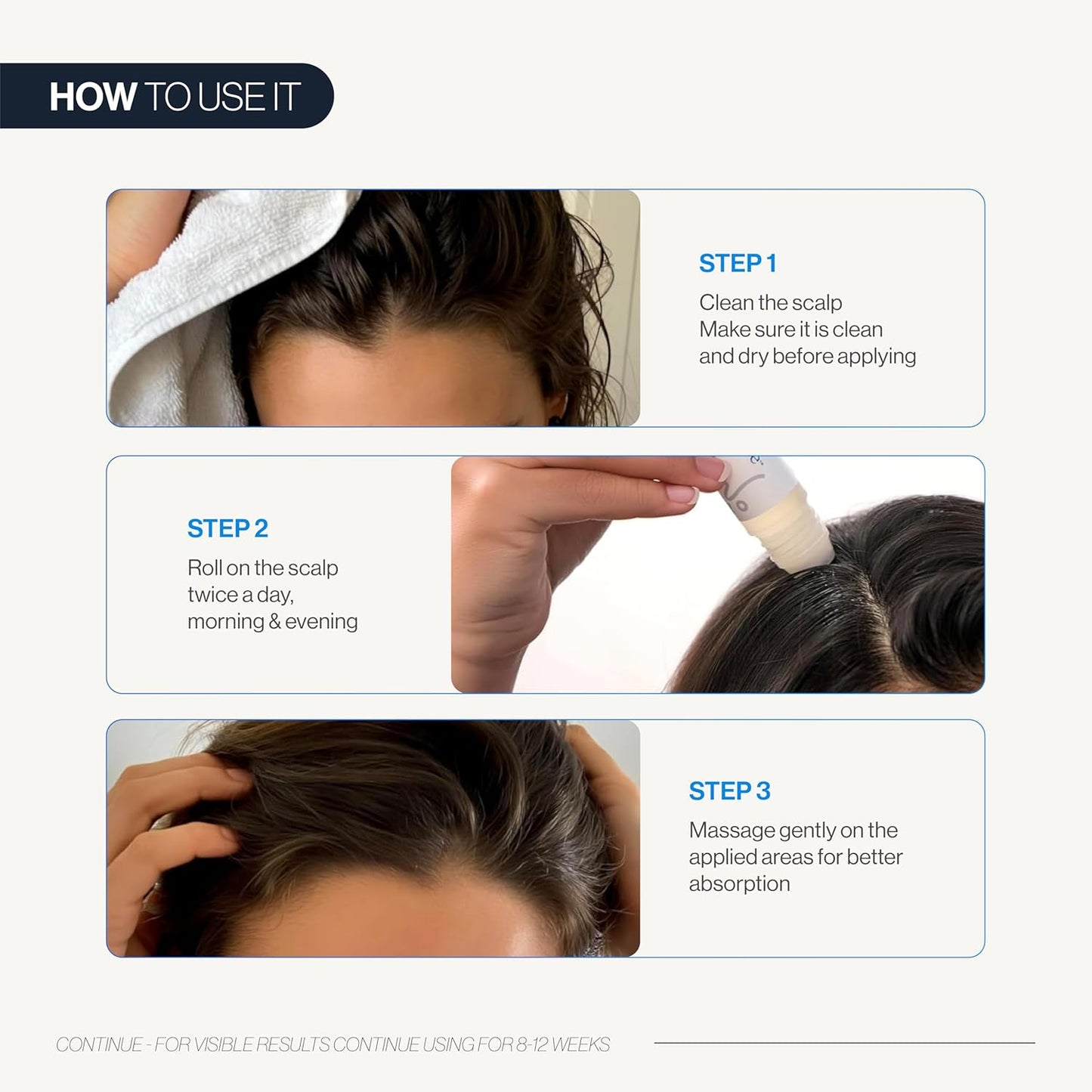 🍃💫(Made in USA)- Celsiora® Advanced peptides Hair Density Roll-On Serum| Scalp Serum for Reduced Hair Fall | Men & Women