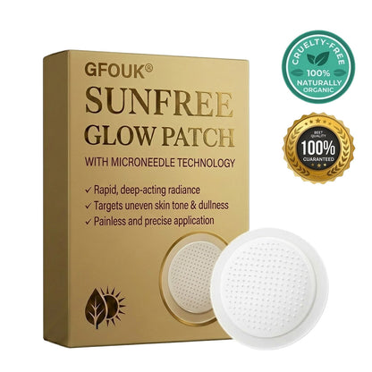 🔥GFOUK® Sun Free Glow Tanning Microdarts Patch, Tanning Patches for Face & Body Deep Hydration & Golden Bronze - Gentle Formula Suitable for All Skin Types