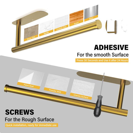 Isilila®Wall-mounted Punch-free Paper Towel Holder —— Space-saving Kitchen Organizer