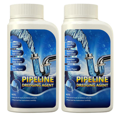 Isilila® Powerful Pipe Dredging Agent for Kitchen and Toilet Pipelines - Dissolves 200+ Blockages and Kills 99% of Bacteria