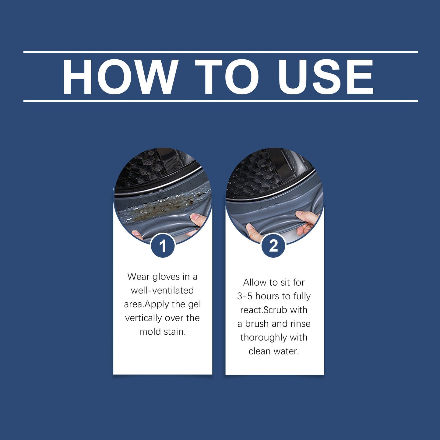 Isilila® Household Stain Remover Gel 🧴, Deep Cleaning Gel with Brush 🧽, perfect for tile grout 🏠, washing machine seals 🧺, refrigerator rubber ❄️, wall and shower stains 🚿