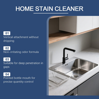 Isilila® Household Stain Remover Gel 🧴, Deep Cleaning Gel with Brush 🧽, perfect for tile grout 🏠, washing machine seals 🧺, refrigerator rubber ❄️, wall and shower stains 🚿