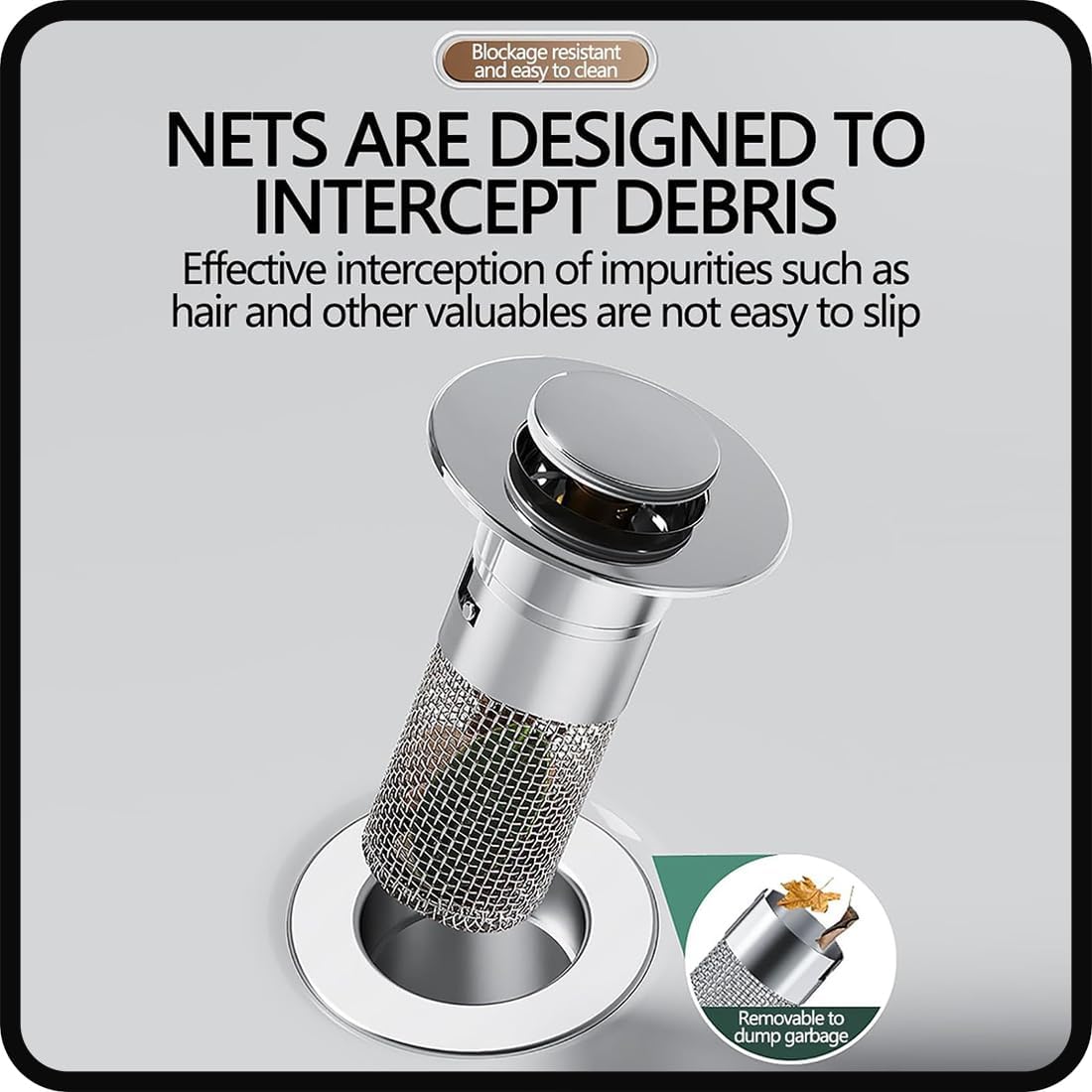 Isilila® Multipurpose Drain Hair Catcher