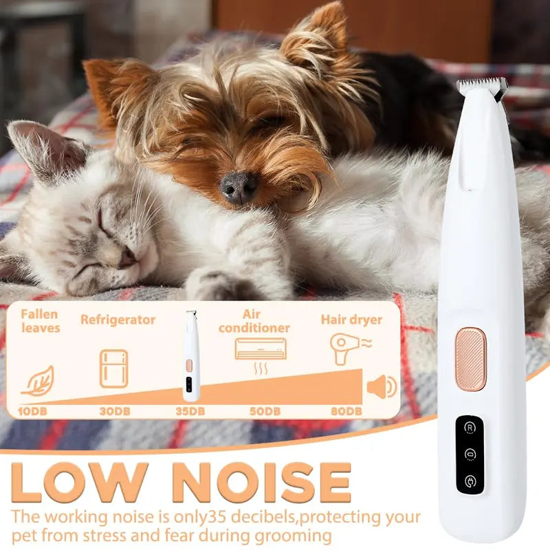 Final 3 hours 60% off: Pet paw trimmer With Led Light