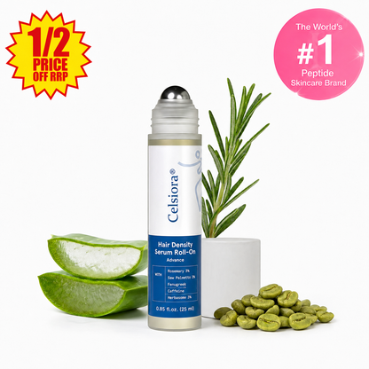 🍃💫(Made in USA)- Celsiora® Advanced peptides Hair Density Roll-On Serum| Scalp Serum for Reduced Hair Fall | Men & Women