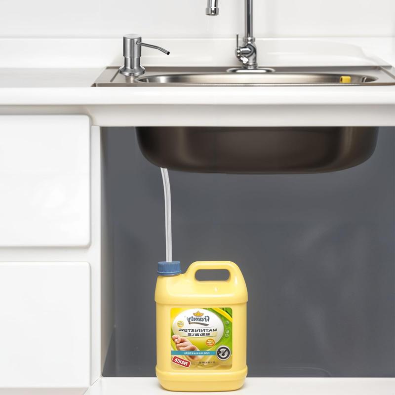 Isilila®Dish Soap Dispenser for Kitchen Sink, Countertop Sink Soap Dispenser Water Pump with 105cm No-Spill Extension Tube Kit Design for Kitchen Bathroom, No More Refills-LU