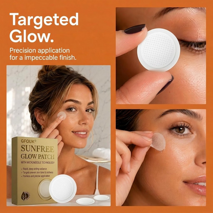 🔥GFOUK® Sun Free Glow Tanning Microdarts Patch, Tanning Patches for Face & Body Deep Hydration & Golden Bronze - Gentle Formula Suitable for All Skin Types